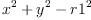 
\label{eq30}{{x}^{2}}+{{y}^{2}}-{{r 1}^{2}}