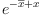 
\label{eq30}{e}^{-{\overline x}+ x}