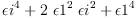 
\label{eq76}{{�� i}^{4}}+{2 \ {{�� 1}^{2}}\ {{�� i}^{2}}}+{{�� 1}^{4}}