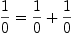 
\label{eq22}{\frac{1}{0}}={{\frac{1}{0}}+{\frac{1}{0}}}