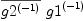 
\label{eq41}{\overline{g 2^{\left(- 1 \right)}}}\ {g 1^{\left(- 1 \right)}}