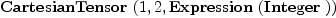 
\label{eq23}\hbox{\axiomType{CartesianTensor}\ } (1, 2, \hbox{\axiomType{Expression}\ } (\hbox{\axiomType{Integer}\ }))