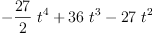 
\label{eq35}-{{\frac{27}{2}}\ {{t}^{4}}}+{{36}\ {{t}^{3}}}-{{27}\ {{t}^{2}}}