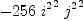 
\label{eq29}-{{256}\ {{i^{2}}^2}\ {{j^{2}}^2}}
