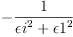 
\label{eq50}-{\frac{1}{{{�� i}^{2}}+{{�� 1}^{2}}}}