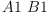 
\label{eq10}A 1 \  B 1