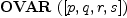 
\label{eq1}\hbox{\axiomType{OVAR}\ } ([ p , q , r , s ])