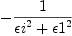 
\label{eq51}-{\frac{1}{{{�� i}^{2}}+{{�� 1}^{2}}}}