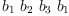 
\label{eq24}{b_{1}}\ {b_{2}}\ {b_{3}}\ {b_{1}}