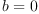 
\label{eq34}b = 0