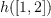 h([1,2])