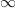 
\label{eq4}\infty