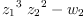 
\label{eq7}{{{z_{1}}^{3}}\ {{z_{2}}^{2}}}-{w_{2}}