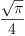 
\label{eq49}\frac{\sqrt{\pi}}{4}