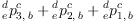 
\label{eq6}{{}_{e}^{d}p_{3, \: b}^{c}}+{{}_{e}^{d}p_{2, \: b}^{c}}+{{}_{e}^{d}p_{1, \: b}^{c}}