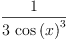 
\label{eq23}\frac{1}{3 \ {{\cos \left({x}\right)}^{3}}}