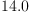 
\label{eq4}14.0