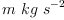 
\label{eq10}m \  kg \ {{s}^{- 2}}