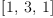
\label{eq7}\left[ 1, \: 3, \: 1 \right]