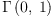 
\label{eq11}\Gamma \left({0, \: 1}\right)