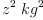 
\label{eq5}{{z}^{2}}\ {{kg}^{2}}