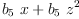 
\label{eq34}{{b_{5}}\  x}+{{b_{5}}\ {{z}^{2}}}