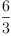 
\label{eq1}\frac{6}{3}
