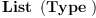 
\label{eq1}\hbox{\axiomType{List}\ } \left({\hbox{\axiomType{Type}\ }}\right)