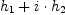 h_1+i\cdot h_2