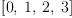 
\label{eq35}\left[ 0, \: 1, \: 2, \: 3 \right]