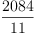 
\label{eq8}\frac{2084}{11}