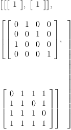 
\label{eq6}\begin{array}{@{}l}
\displaystyle
\left[{\left[{\left[ 
\begin{array}{c}
1 
