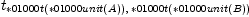 
\label{eq7}t_{{<em> 01000 t \left({</em> 01000 unit \left({A}\right)}\right)}, \:{<em> 01000 t \left({</em> 01000 unit \left({B}\right)}\right)}}