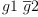 
\label{eq40}g 1 \ {\overline g 2}