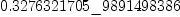 
\label{eq18}0.3276321705 \<u> 9891498386