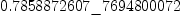 
\label{eq28}0.7858872607 \<u> 7694800072