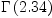 
\label{eq1}\Gamma \left({2.34}\right)