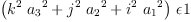 
\label{eq37}{\left({{k^{2}}\ {{a_{3}}^{2}}}+{{j^{2}}\ {{a_{2}}^{2}}}+{{i^{2}}\ {{a_{1}}^{2}}}\right)}\  �� 1