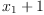 
\label{eq4}{x_{1}}+ 1