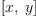 
\label{eq10}\left[ x , \: y \right]